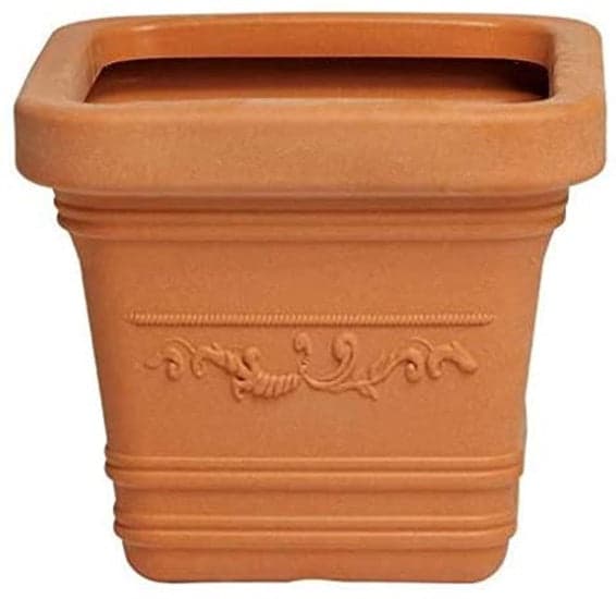 VASO FIORIERA QUADRA 'PRESTIGE' IN RESINA CM 40 X 40 H.35 - LT.33 - DF 6126630 in prodotto EuroStore07 - Alatri, commercioVirtuoso.it
