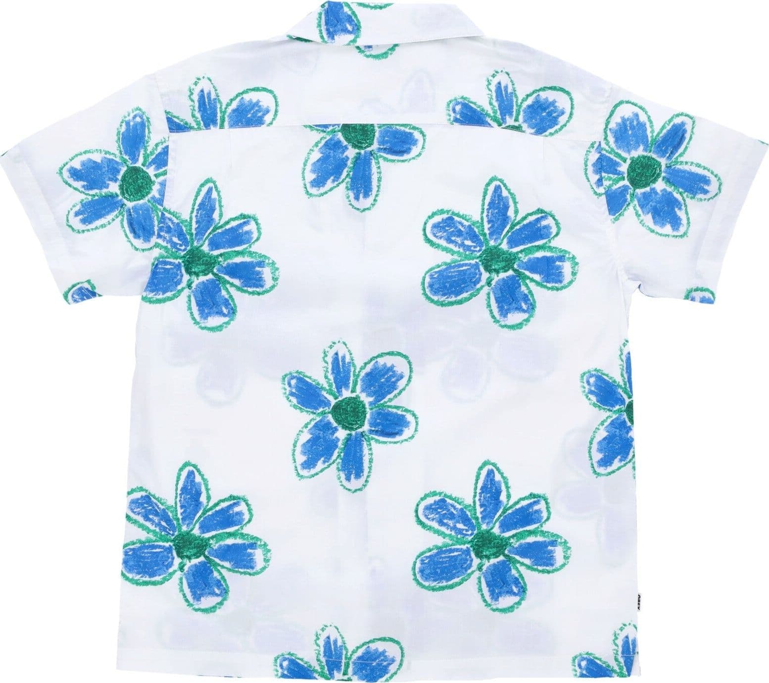 OBEY Camicia Manica Corta Uomo Wyatt Woven S White Multi da uomo in Camicie casual Drestige - Casamassima, commercioVirtuoso.it