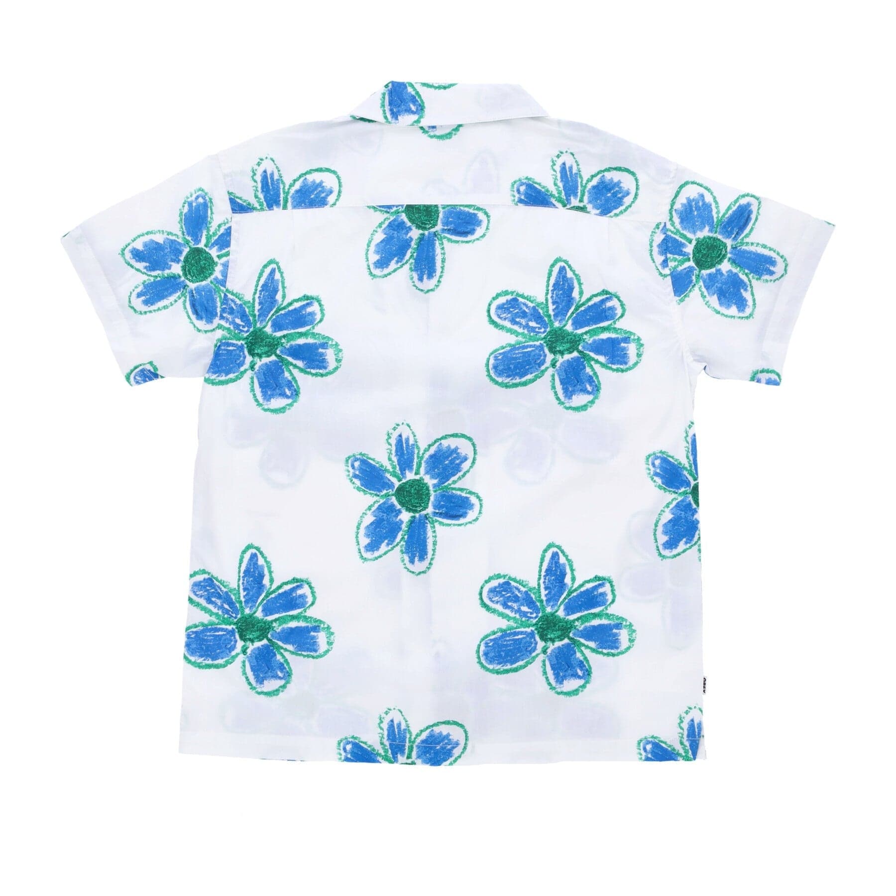 OBEY Camicia Manica Corta Uomo Wyatt Woven S White Multi da uomo in Camicie casual Drestige - Casamassima, commercioVirtuoso.it