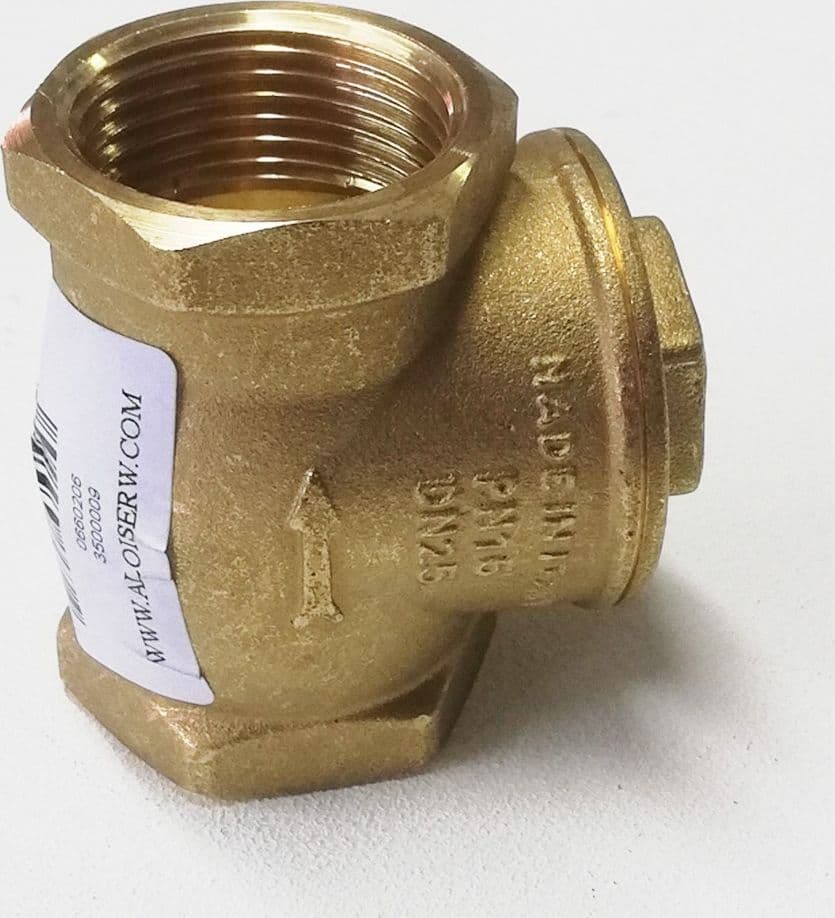 Valvola a clapet FF in ottone da 1/2"