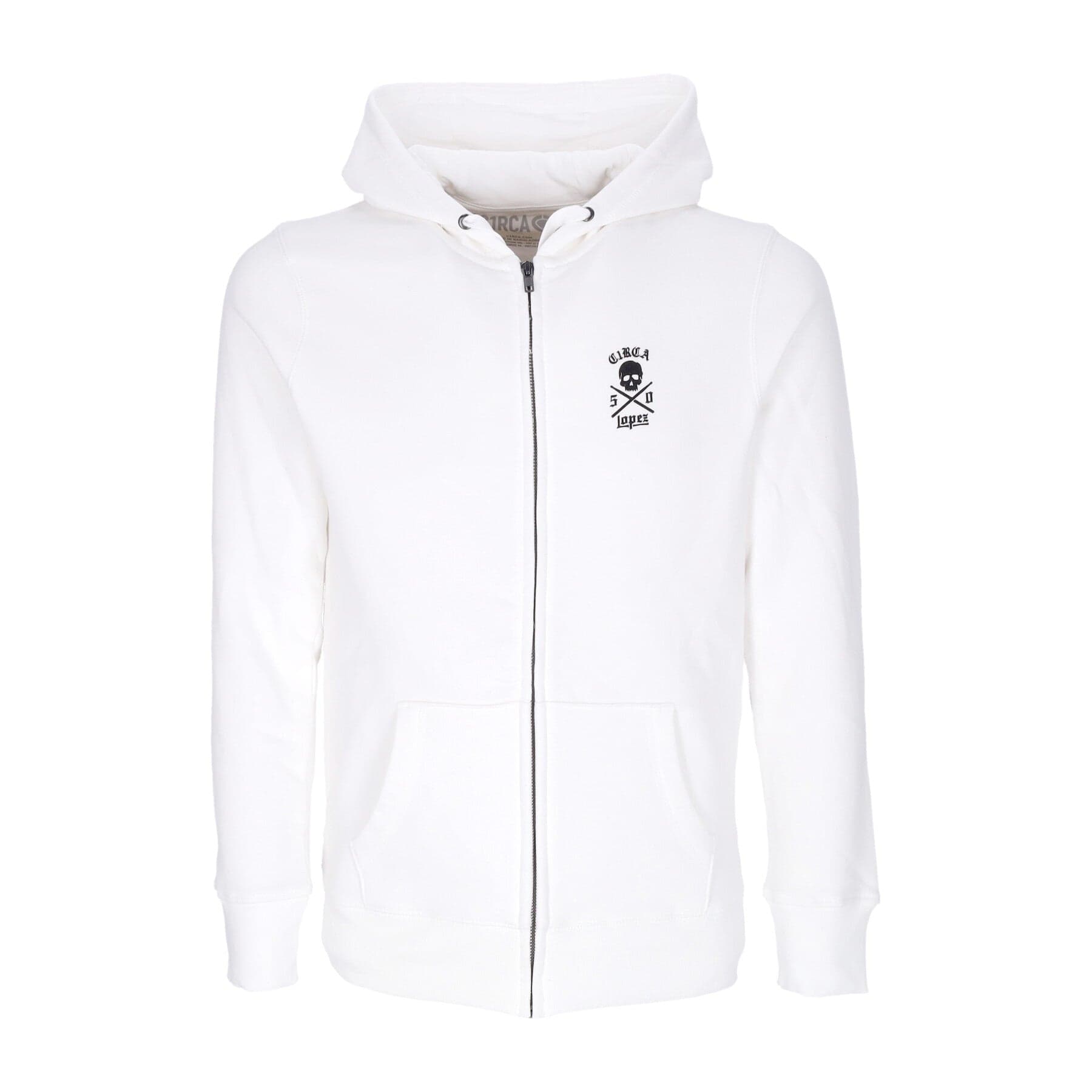 C1RCA Felpa Cappuccio Zip Uomo Lopez 50 Zip Hood White/black da uomo in Felpe con cappuccio Drestige - Casamassima, commercioVirtuoso.it