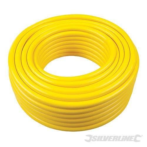 Tubo flessibile in PVC da giardino rinforzato lunghezza 30 m Silverline
