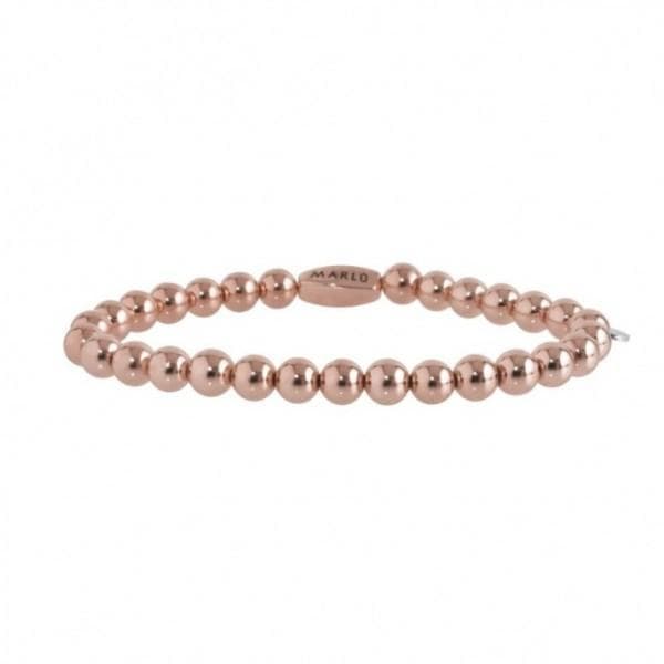 Marlù - BRACCIALE PALLINI 6mm ROSE'