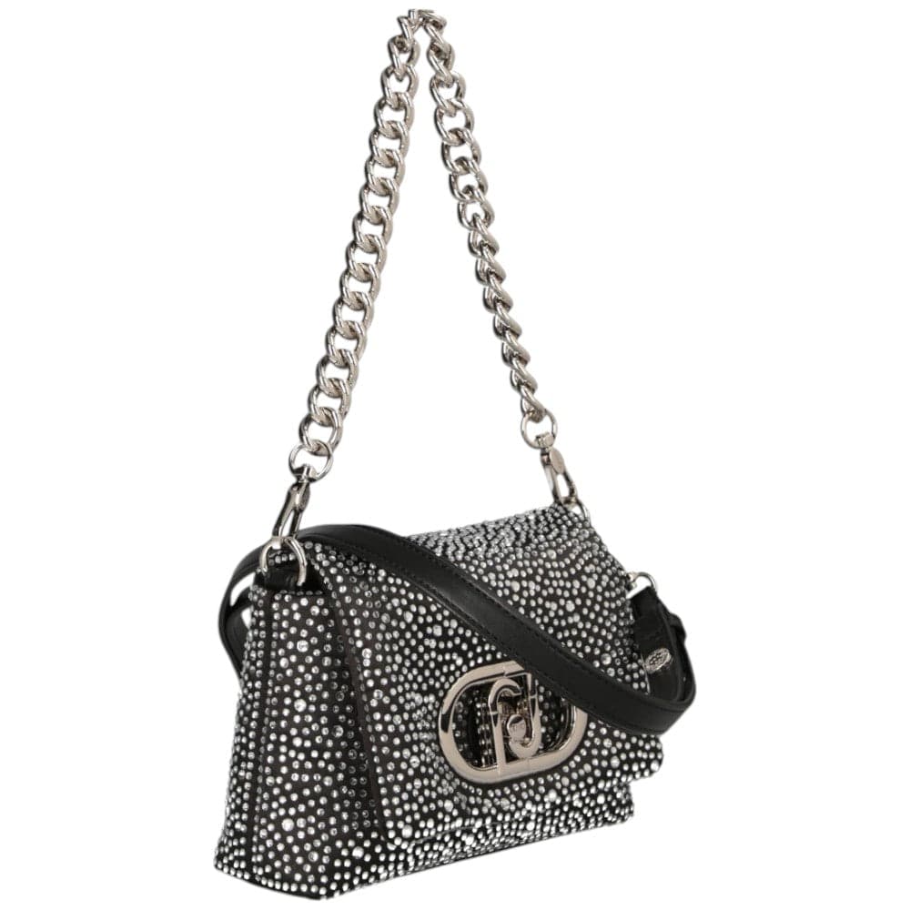 Liu Jo borsa a tracolla nera crossbody con strass LaPuffy AA5269T0374 Borse Liu Jo