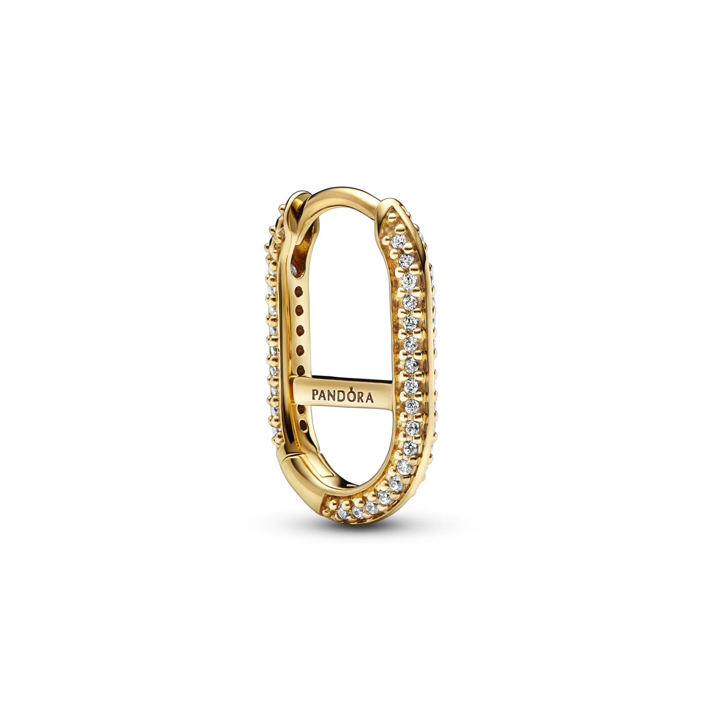 Pandora - Orecchino Link Pavè Pandora ME in Orecchini Alba Gioielli - Casoria, commercioVirtuoso.it