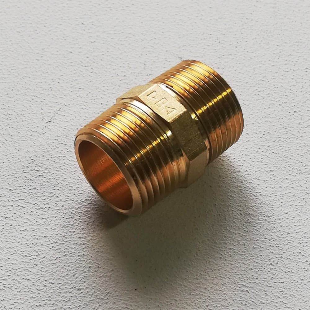 Niples nipplo da 1/2'' in ottone MM in Adattatori Aloiserw.com - Altomonte, commercioVirtuoso.it