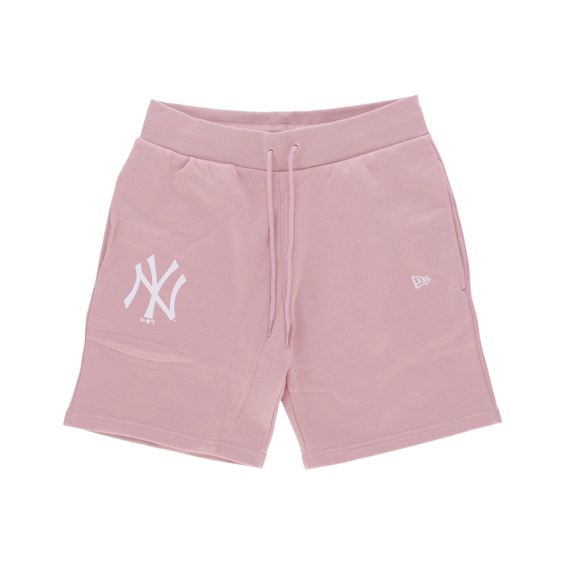 NEW ERA Pantalone Corto Tuta Felpato Uomo Mlb League Essentials Shorts Neyyan Rose/white da uomo