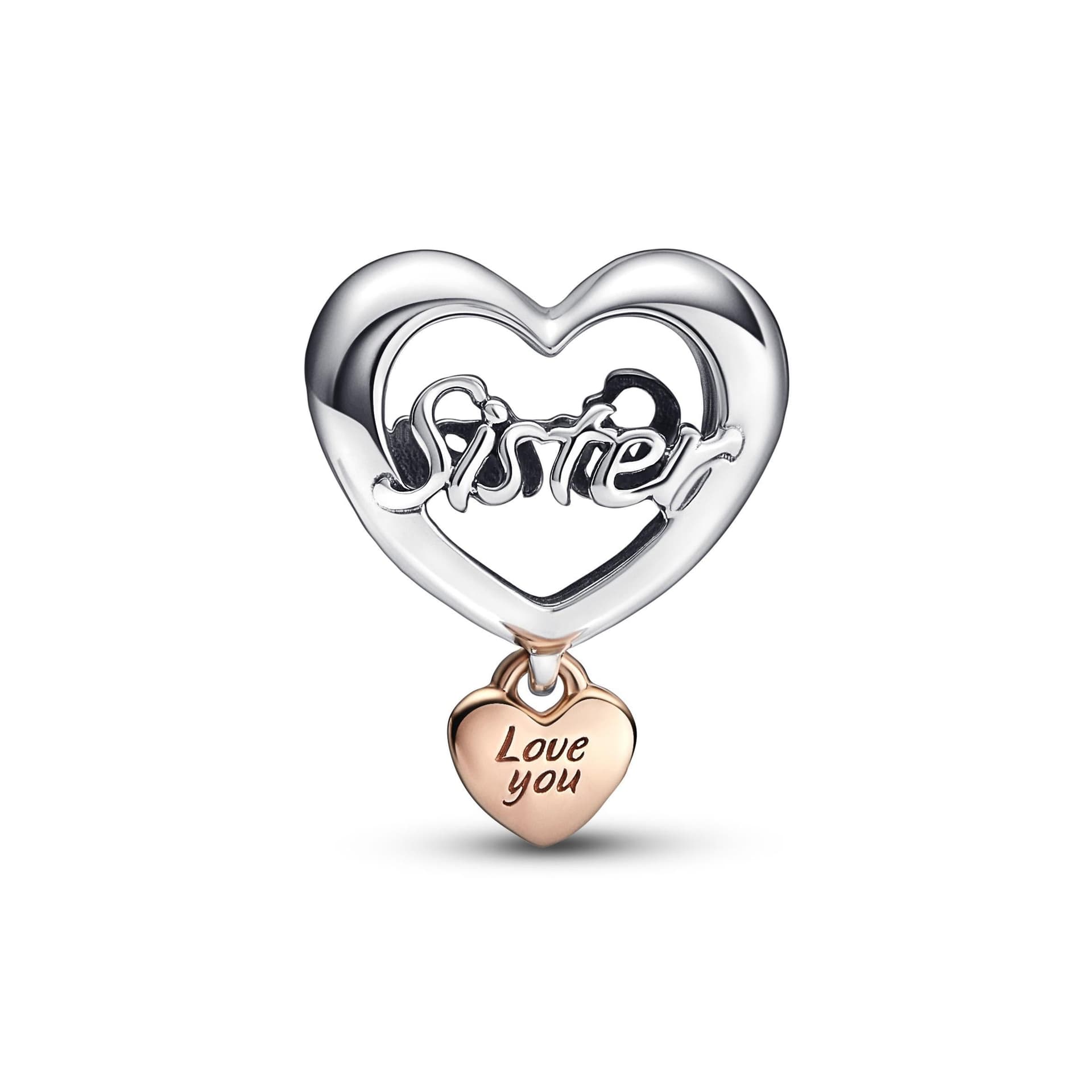 Pandora - Charm Openwork Sister in Bead Charm Alba Gioielli - Casoria, commercioVirtuoso.it