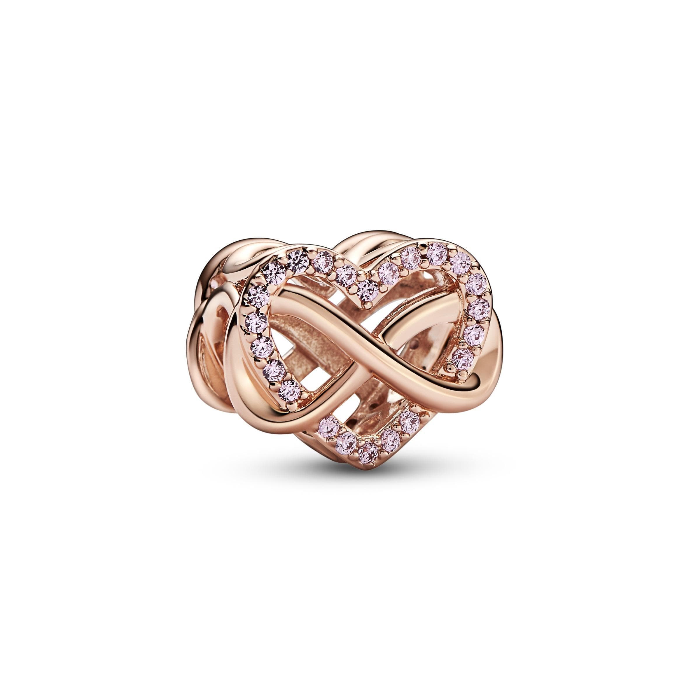 Pandora - Charm Cuore Rosa e Infinito