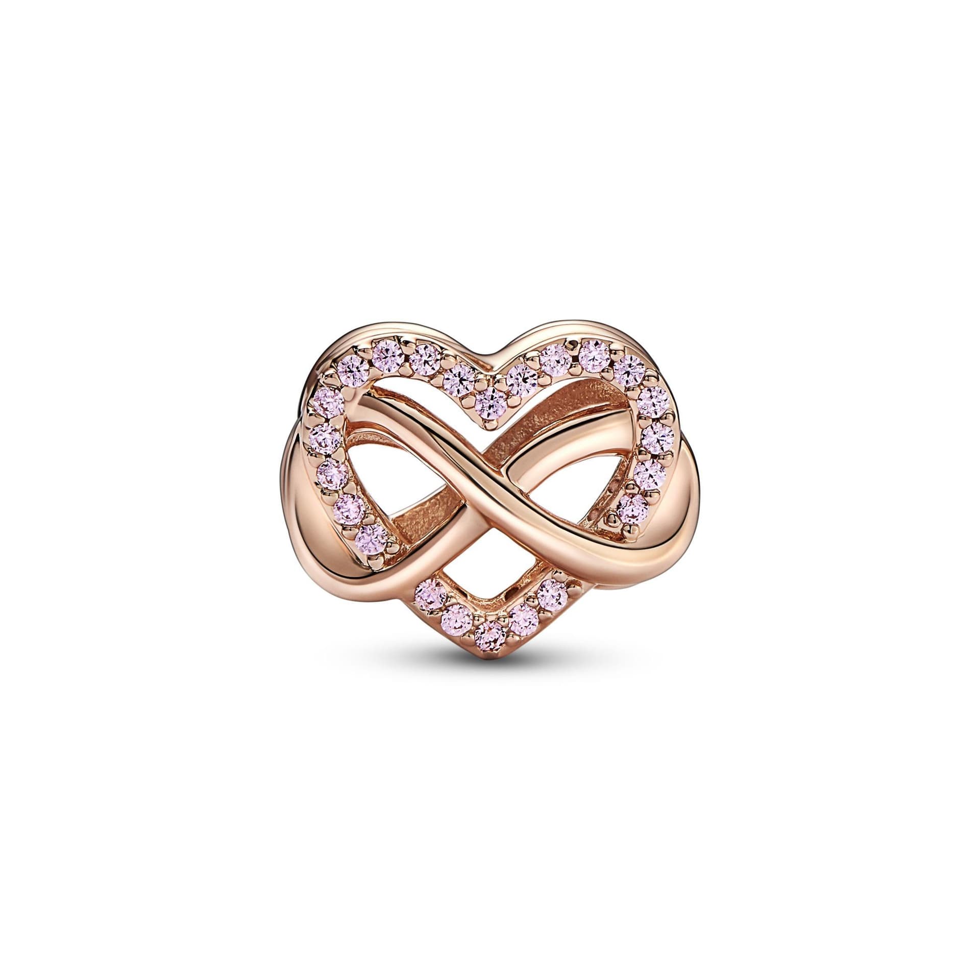 Pandora - Charm Cuore Rosa e Infinito in Bead Charm Alba Gioielli - Casoria, commercioVirtuoso.it