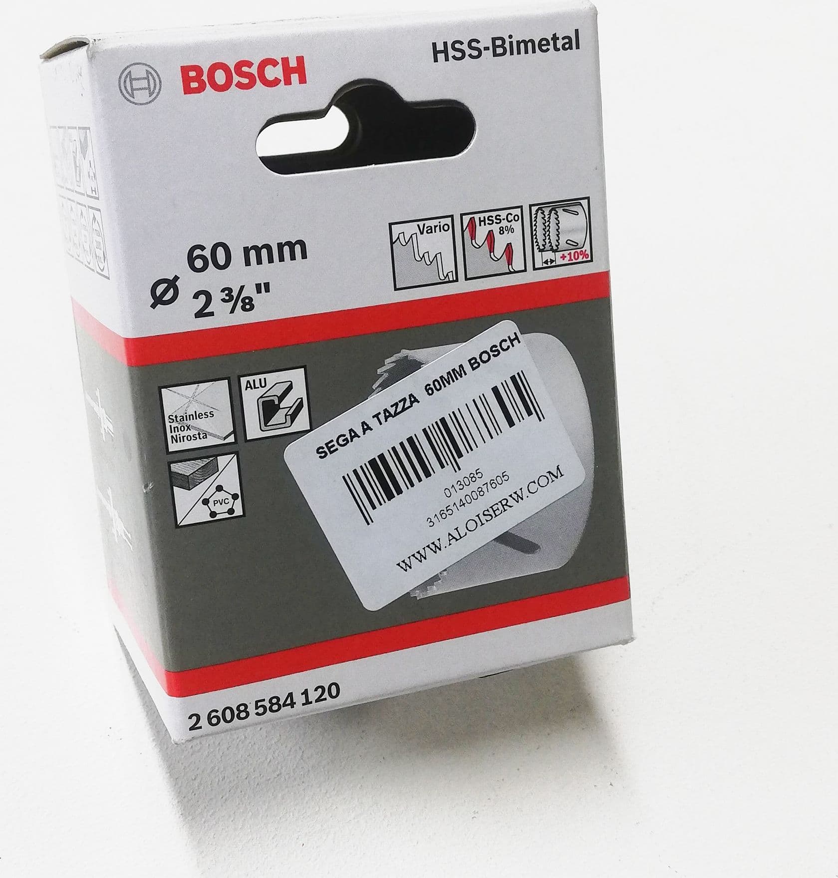 Sega a tazza da 40mm per legno alluminio acciaio pvc in Seghe a tazza Aloiserw.com - Altomonte, commercioVirtuoso.it
