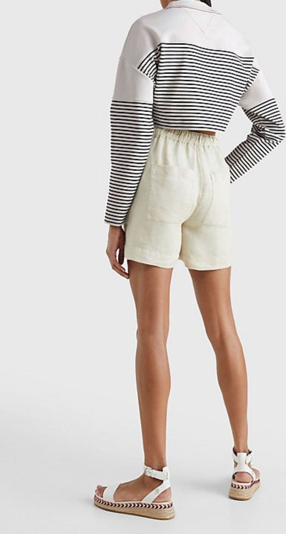 Tommy Hilfiger PANTALONCINO CASUAL LINEN SHORT da donna in Pantaloncini Drestige - Casamassima, commercioVirtuoso.it