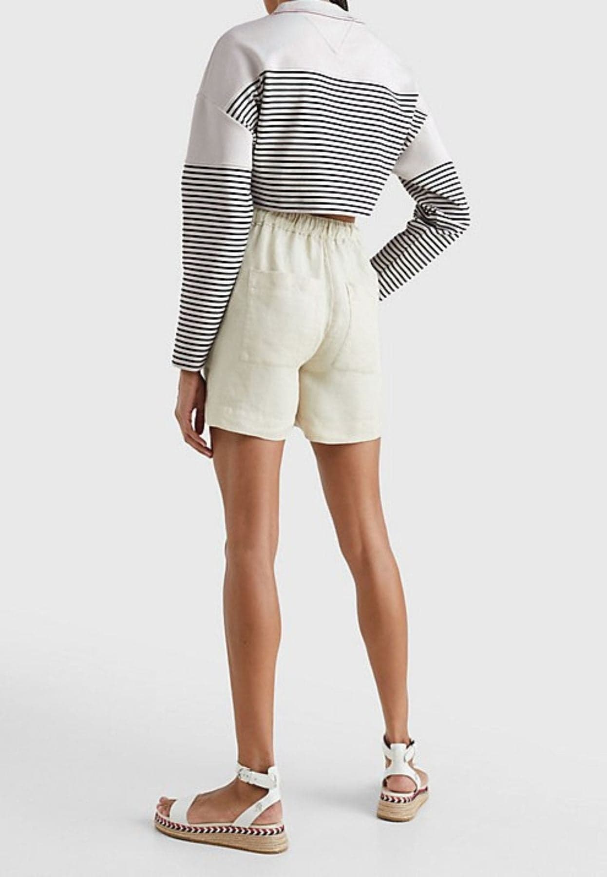 Tommy Hilfiger PANTALONCINO CASUAL LINEN SHORT da donna in Pantaloncini Drestige - Casamassima, commercioVirtuoso.it
