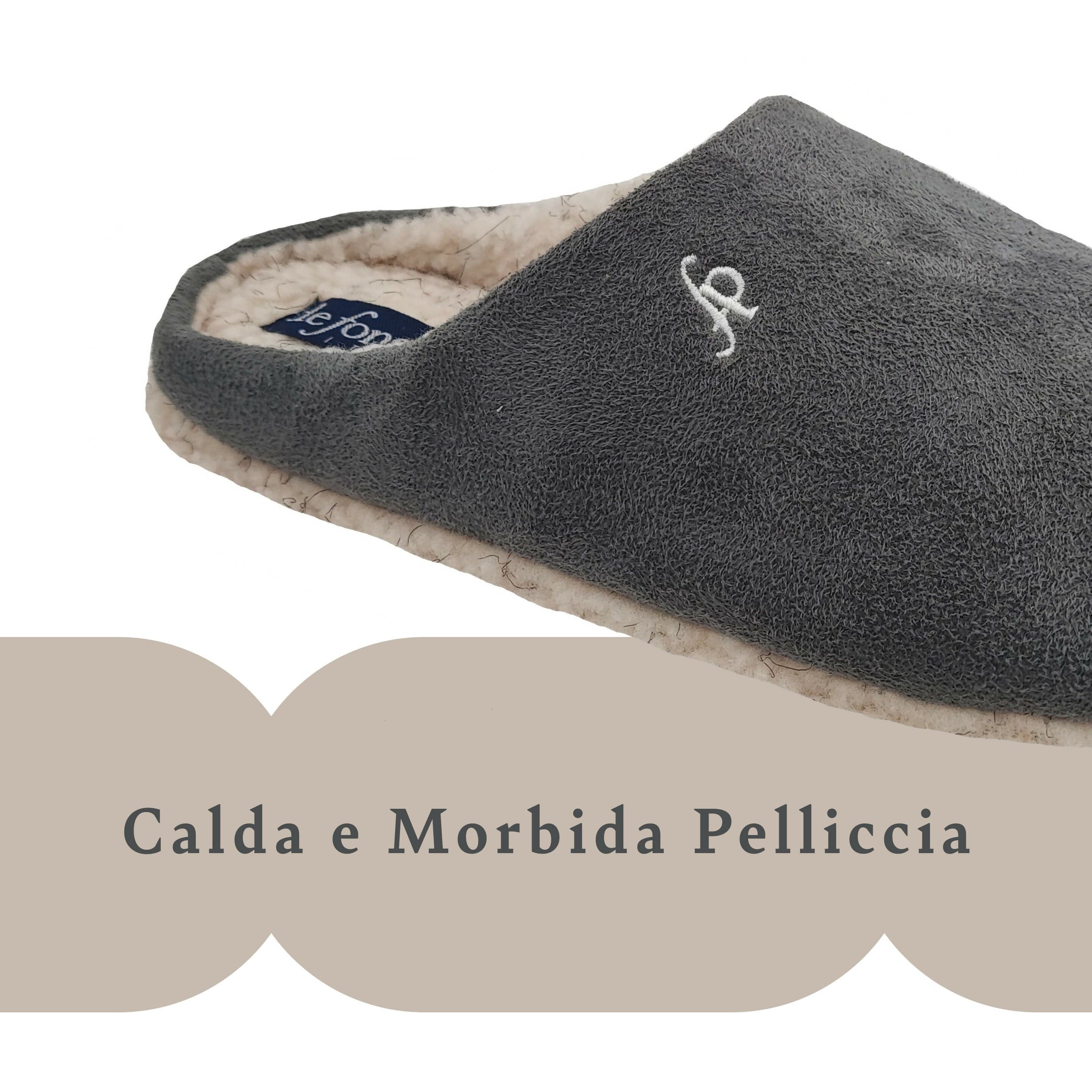de fonseca Defonseca Firenze Ottime Ciabatte Uomo Invernali, Pantofole Calde in Pelliccia per Inverno, Babbucce Antiscivolo con Pelo, Ciabatta Invernale da Casa, Pantofola da Camera in Pantofole Primo Calzature - Venezia, commercioVirtuoso.it