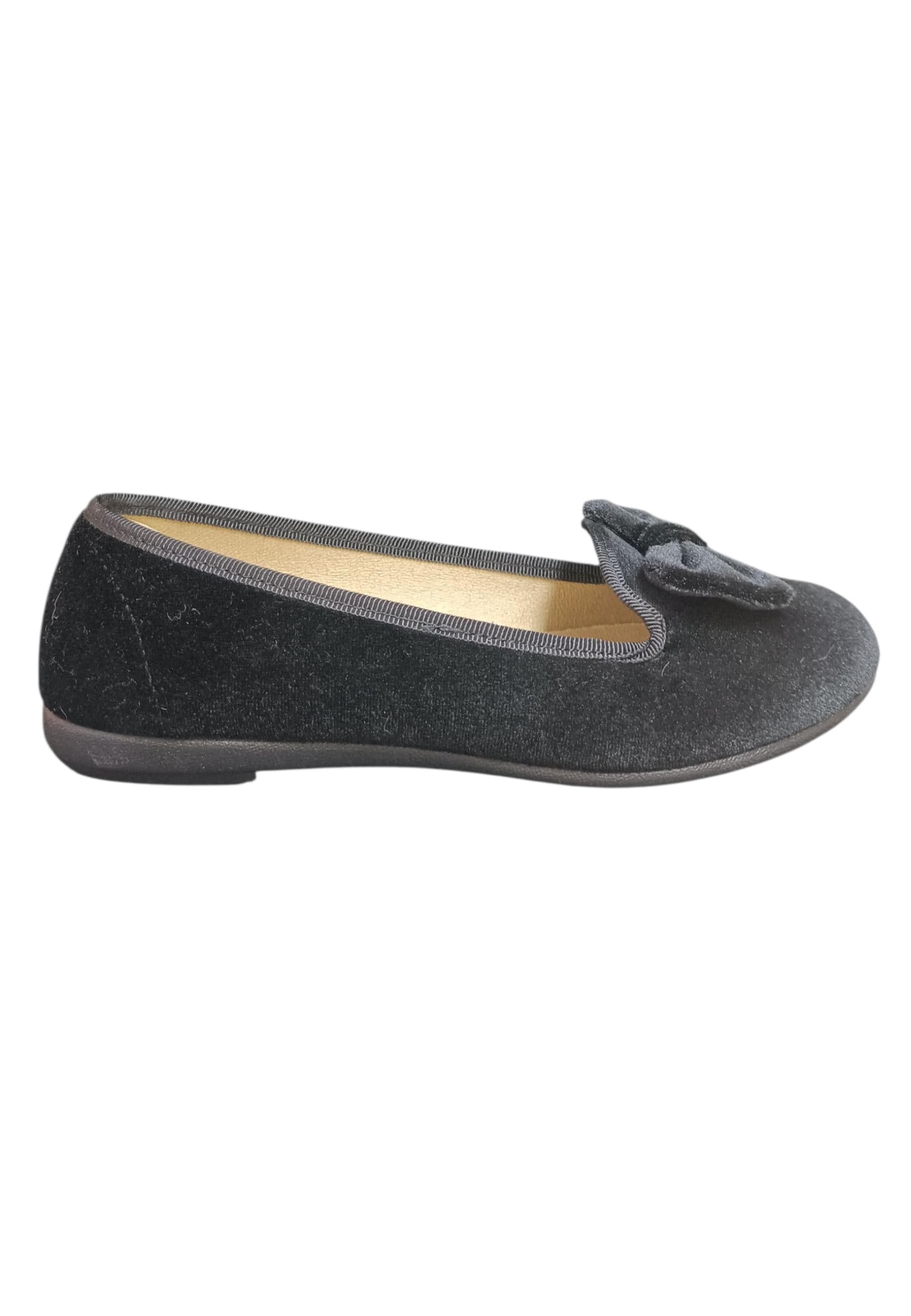 Ballerina ragazza Vul-Ladi Candy nero velluto velcro elegance style - 6