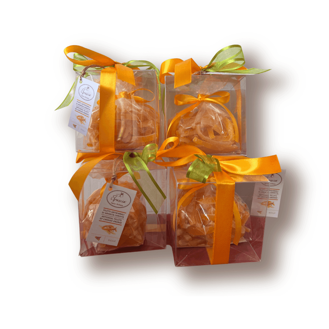 Filetti Artigianali di Arancia Candita in Pesche La Truscia Tipico Siciliano - Messina, commercioVirtuoso.it