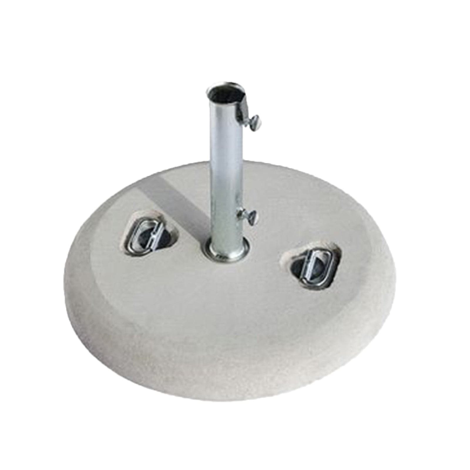 Base in cemento con maniglie per ombrellone palo centrale Ø 55 cm - 3