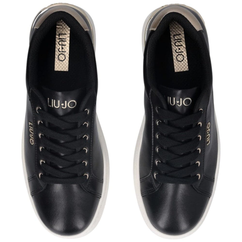 Liu Jo scarpe nere oro sneakers platform PRETTY in Sneaker casual Prodotti di Classe - Nocera Superiore, commercioVirtuoso.it