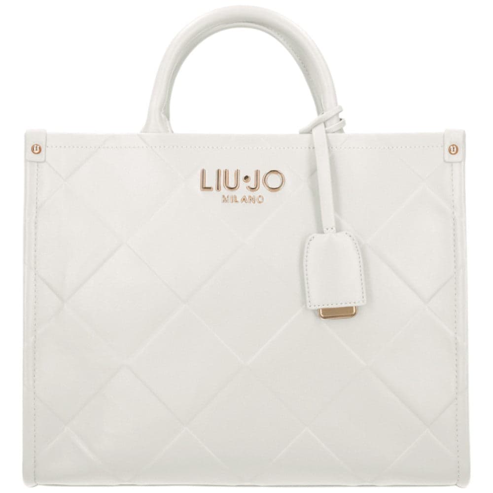 Liu Jo borsa tote media bianca Ridhi AA5206E0778