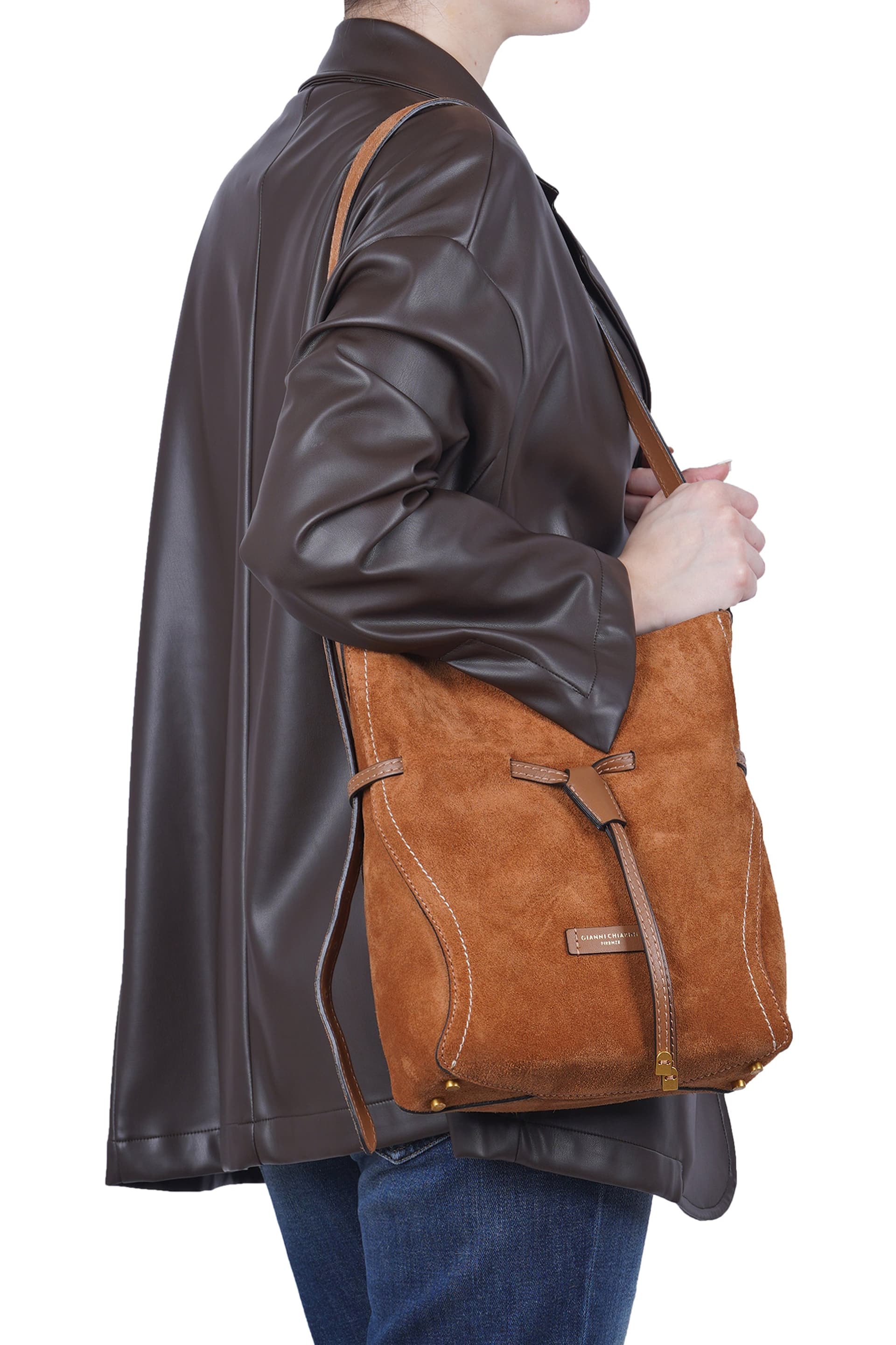 GIANNI CHIARINI Gianni Chiarini - Borsa media - 470136 - Caramello da donna in Borse a spalla Drestige - Casamassima, commercioVirtuoso.it