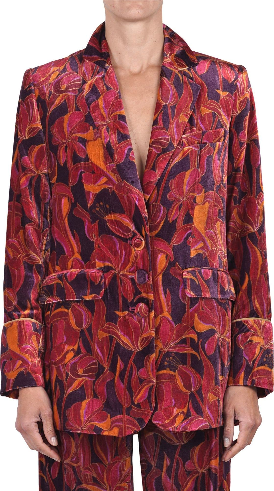 MALIPARMI Maliparmi - Giacca - 460719 - Fantasia Bordeaux da donna in Autocategorizzazione Drestige - Casamassima, commercioVirtuoso.it