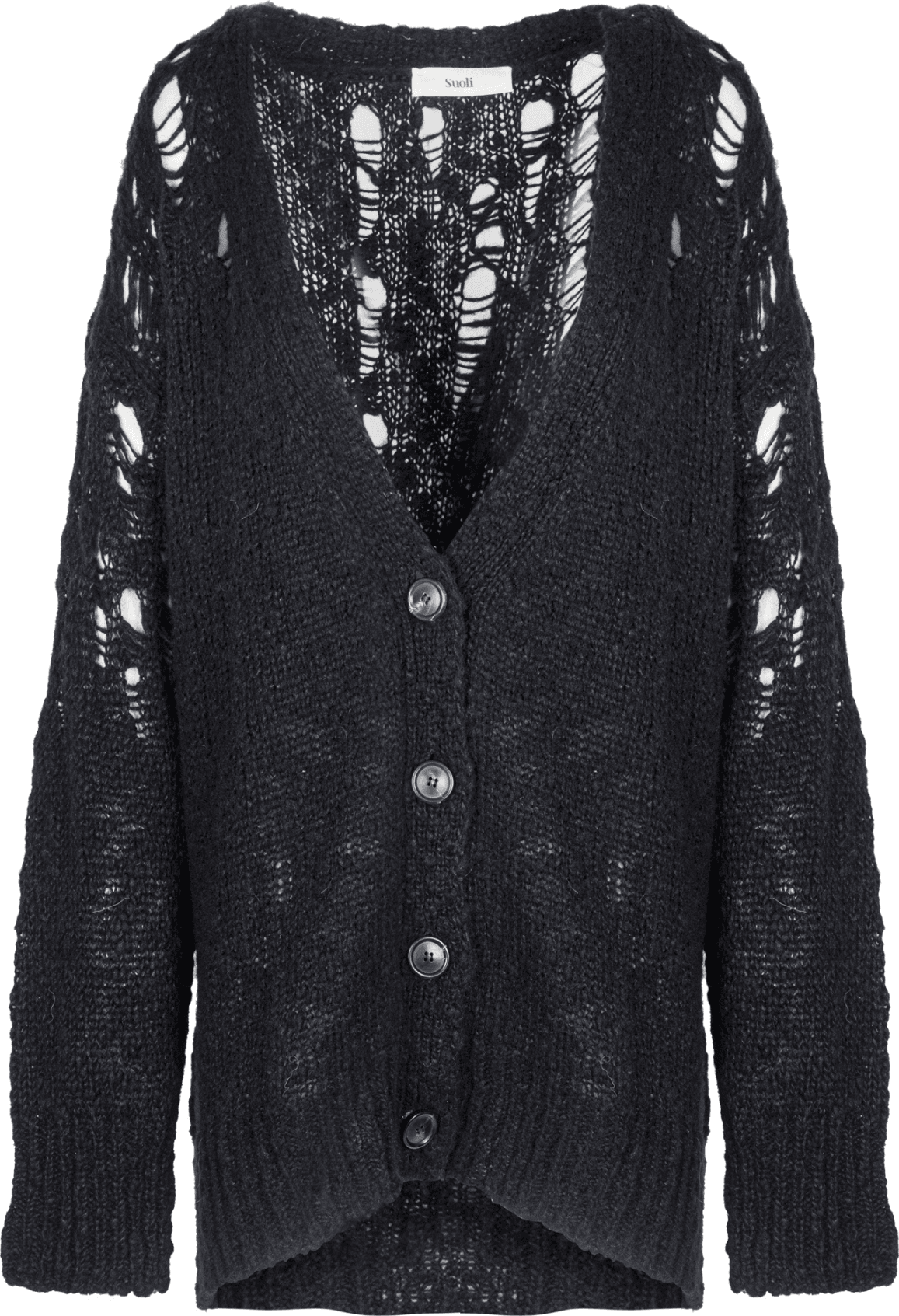 SUOLI Suoli - Cardigan - 442009 - Nero da donna