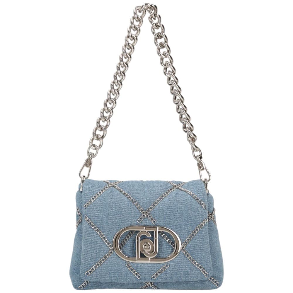 Liu Jo borsa a tracolla piccola crossbody light denim LaPuffy AA5269T9779 Borse Liu Jo