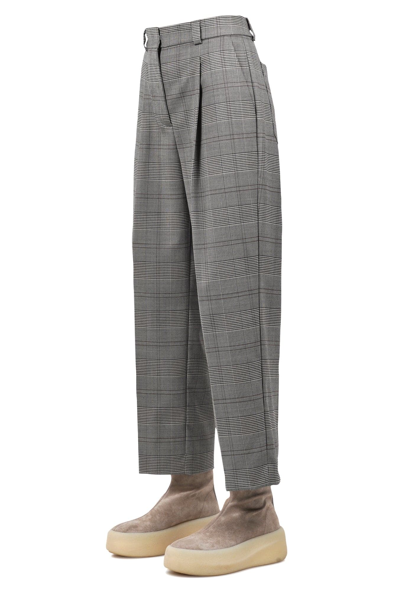 JUCCA Jucca - Pantalone - 461643 - Fantasia Cioccolato da donna in Pantaloni Drestige - Casamassima, commercioVirtuoso.it