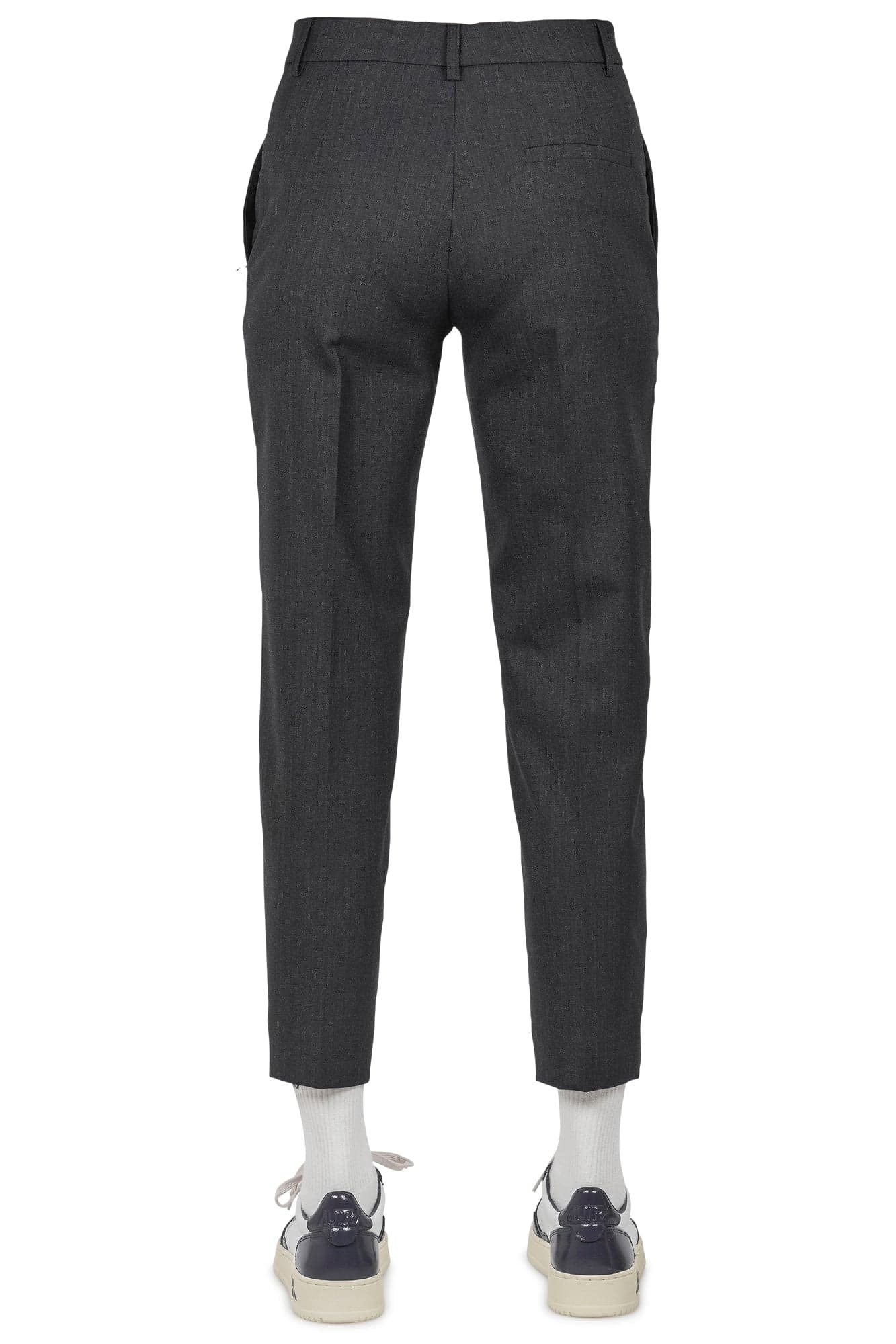 OTTOD'AME Ottod'ame - Pantalone - 461147 - Antracite da donna in Pantaloni Drestige - Casamassima, commercioVirtuoso.it
