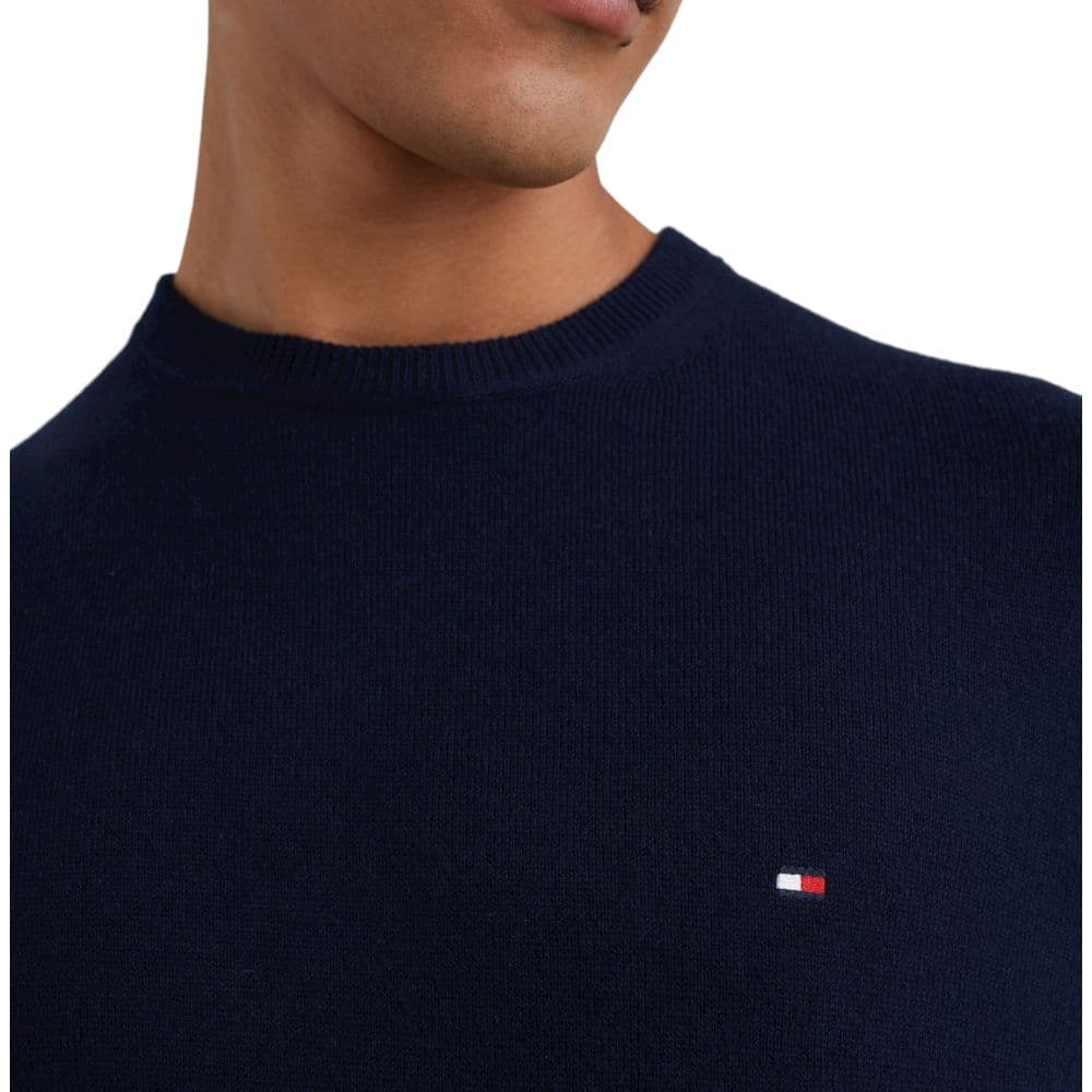 Tommy Hilfiger maglioncino uomo blu in Felpe senza cappuccio Prodotti di Classe - Nocera Superiore, commercioVirtuoso.it