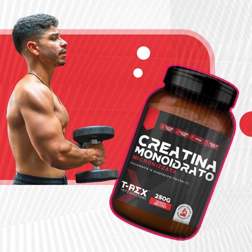 T-rex integratori creatina monoidrato micronizzata - integratore alimentare per massa muscolare e boost energetico pre workout (gusto neutro, 250g) in Creatina MyLab Nutrition - Roma, commercioVirtuoso.it