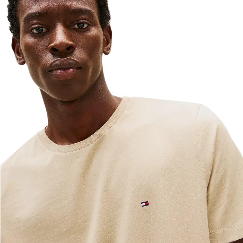 Tommy Hilfiger t-shirt beige MW0MW39995RBT T-shirt Tommy Hilfiger