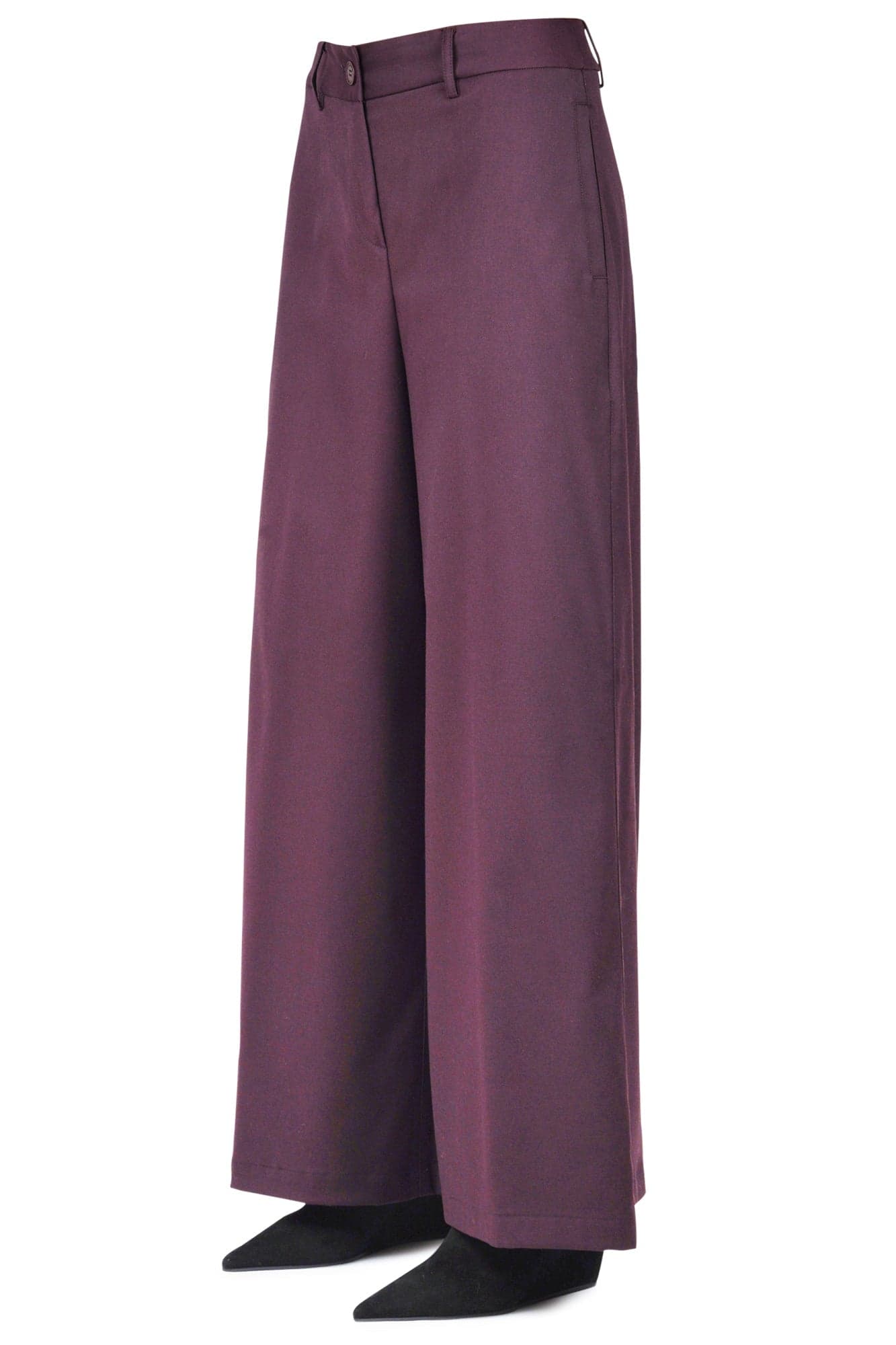 ALESSIA SANTI Alessia Santi - Pantalone - 461586 - Bordeaux da donna in Pantaloni Drestige - Casamassima, commercioVirtuoso.it