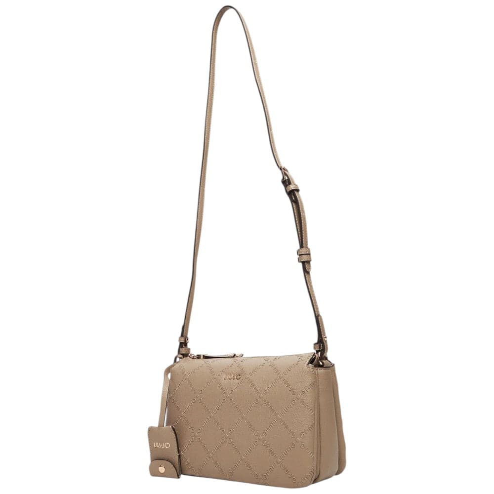 Liu Jo borsa a spalla crossbody taupe AF5072E0538-71105 in Borse a spalla Prodotti di Classe - Nocera Superiore, commercioVirtuoso.it