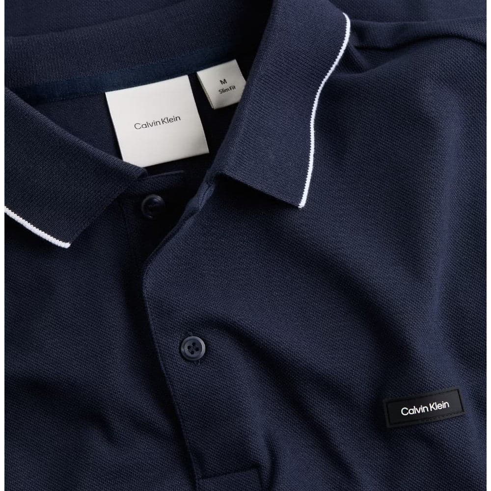 Calvin Klien maglietta polo blu K10K112751CEF Polo Calvin Klein