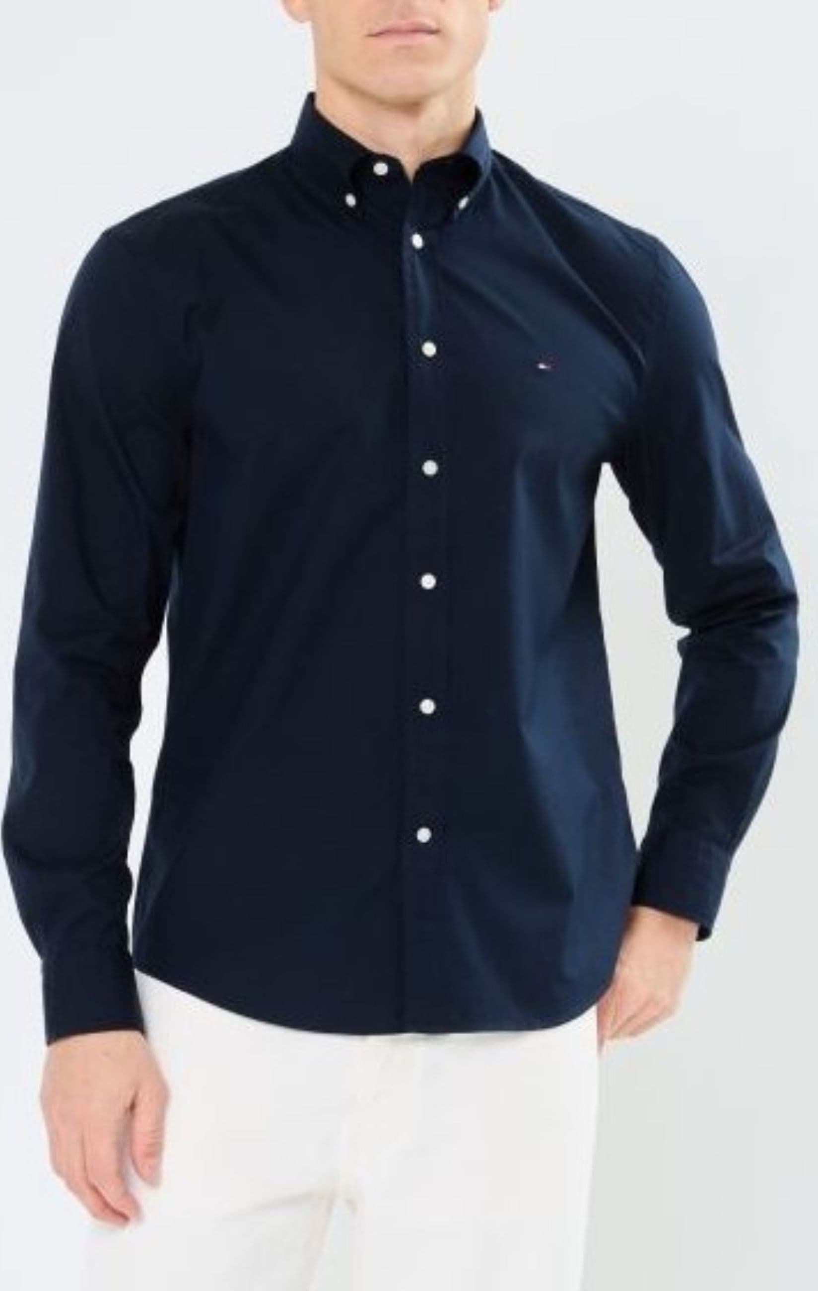 Tommy Hilfiger CAMICIA CORE FLEX POPLIN SOLID RF SHIRT da uomo in Camicie casual Drestige - Casamassima, commercioVirtuoso.it