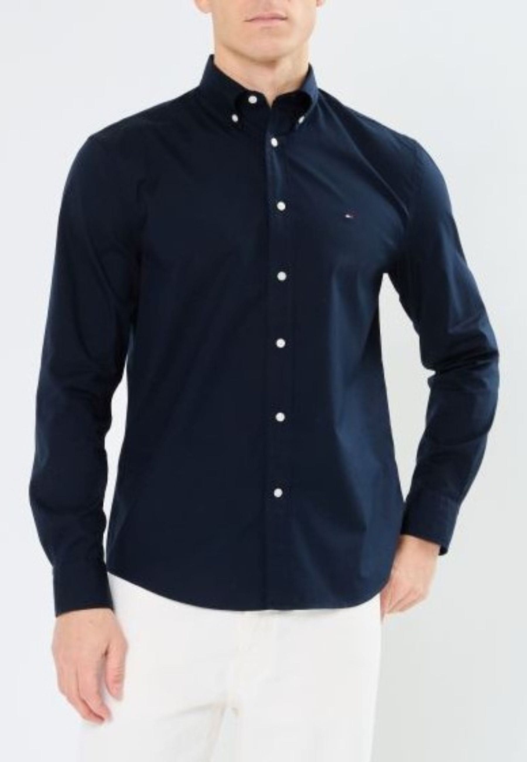 Tommy Hilfiger CAMICIA CORE FLEX POPLIN SOLID RF SHIRT da uomo in Camicie casual Drestige - Casamassima, commercioVirtuoso.it