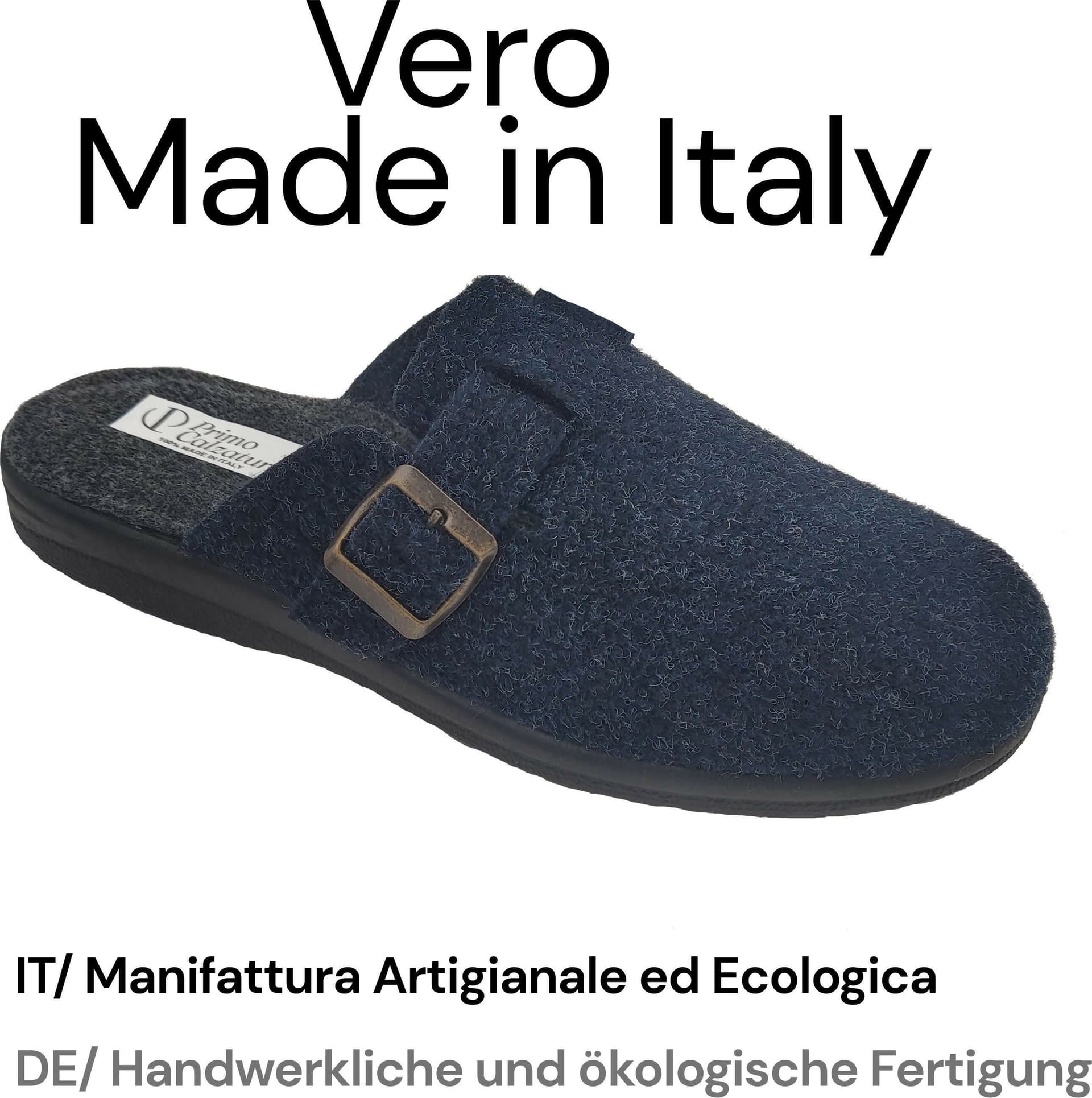 Le Valdostane, Fantastiche Pantofole Uomo Invernali da Casa, Calde e Imbottite, Ciabatte Inverno Antiscivolo con Pelo, Ciabatta da Camera Made in Italy, Fibbia Regolabile Comfort Unico in Pantofole Primo Calzature - Venezia, commercioVirtuoso.it