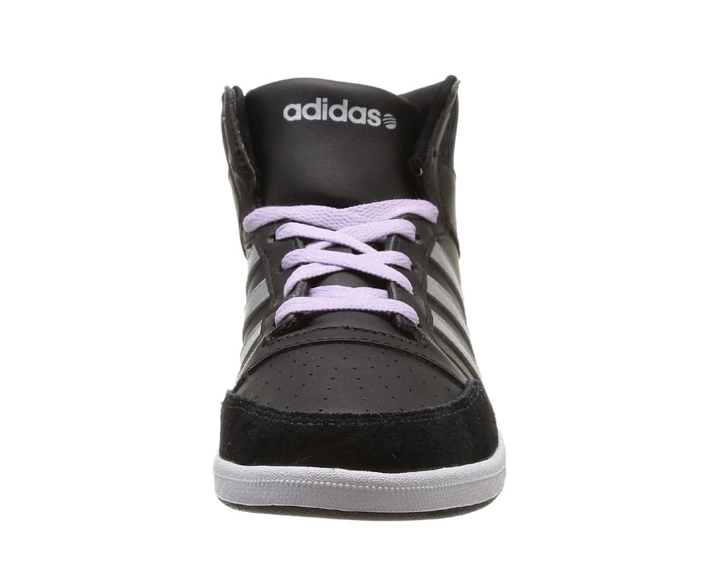 ADIDAS Tennis alte Donna art. HOOPS VL MID W (F97823) in ecopelle Black/Silver/Purple in Sneaker casual Bilello Shop - San Giovanni in Fiore, commercioVirtuoso.it