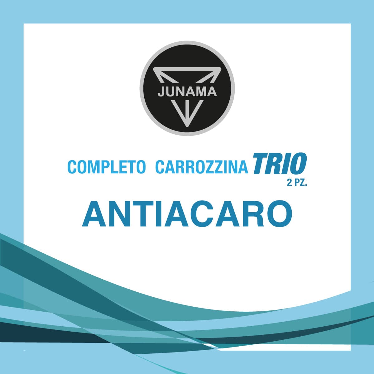 Completo Materassino Carrozzina Trio Junama Antiacaro 2Pz in Copriseduta per passeggini La Casa Del Bebè - Napoli, commercioVirtuoso.it