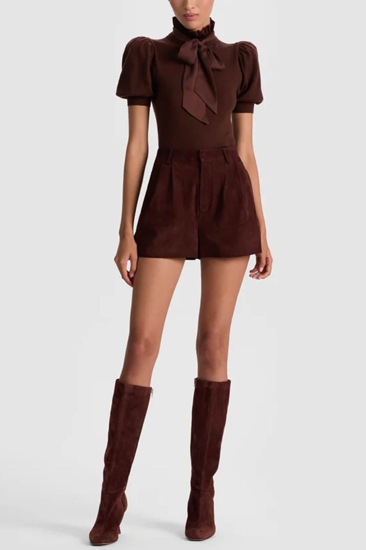 Alice + Olivia Maglie Marrone da donna in T-shirt Drestige - Casamassima, commercioVirtuoso.it