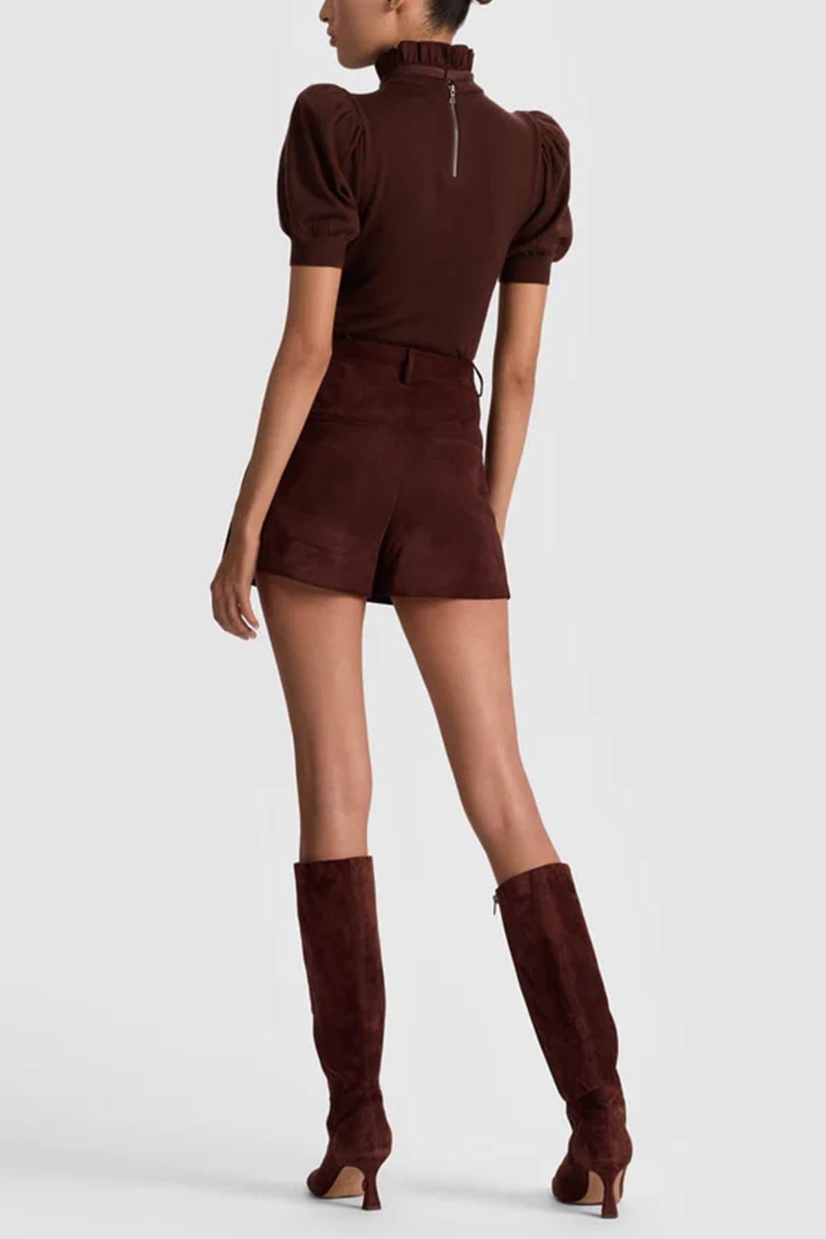 Alice + Olivia Maglie Marrone da donna in T-shirt Drestige - Casamassima, commercioVirtuoso.it