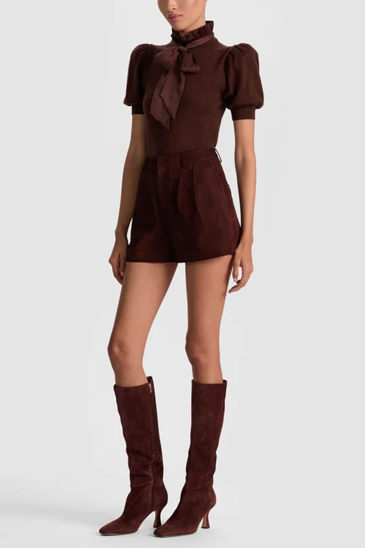 Alice + Olivia Maglie Marrone da donna in T-shirt Drestige - Casamassima, commercioVirtuoso.it