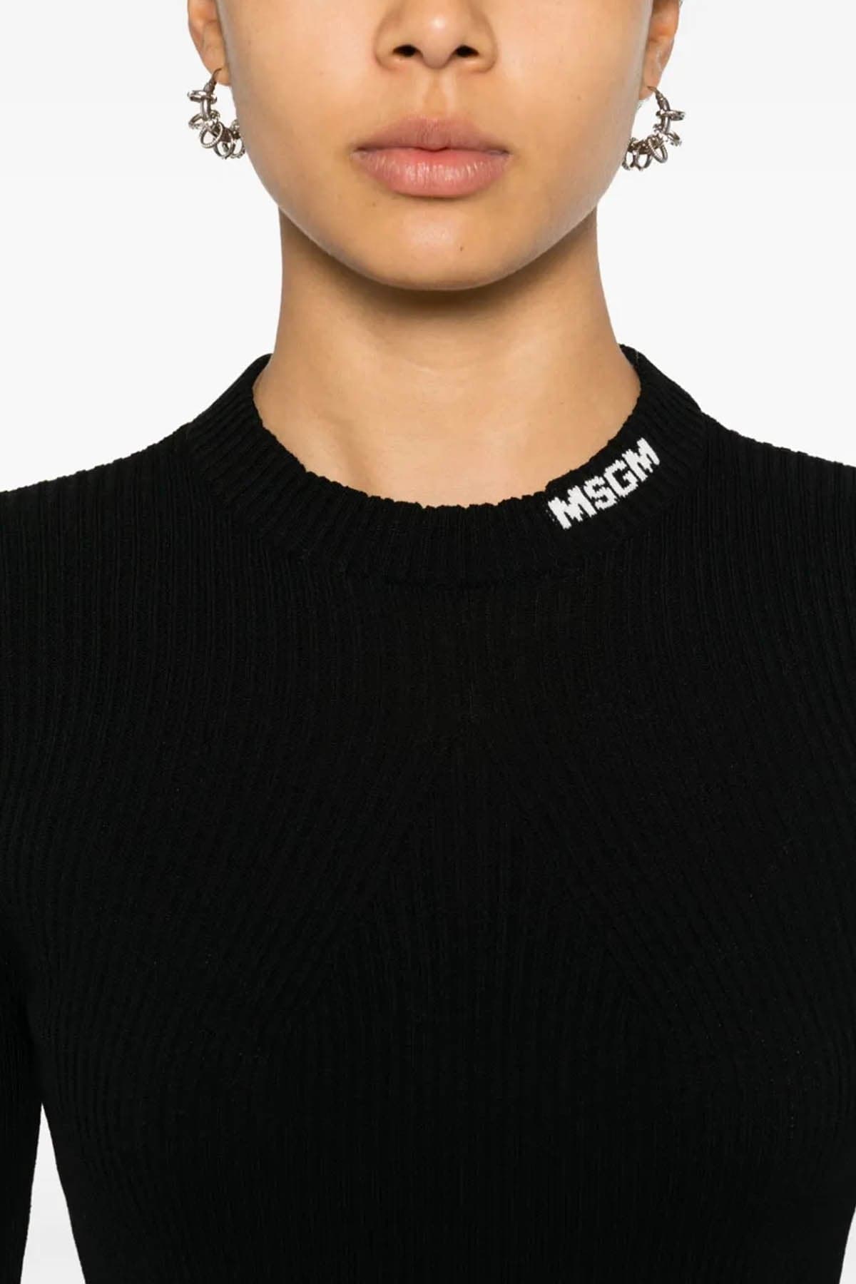 MSGM Maglie Nero da donna in Bluse e camicie Drestige - Casamassima, commercioVirtuoso.it