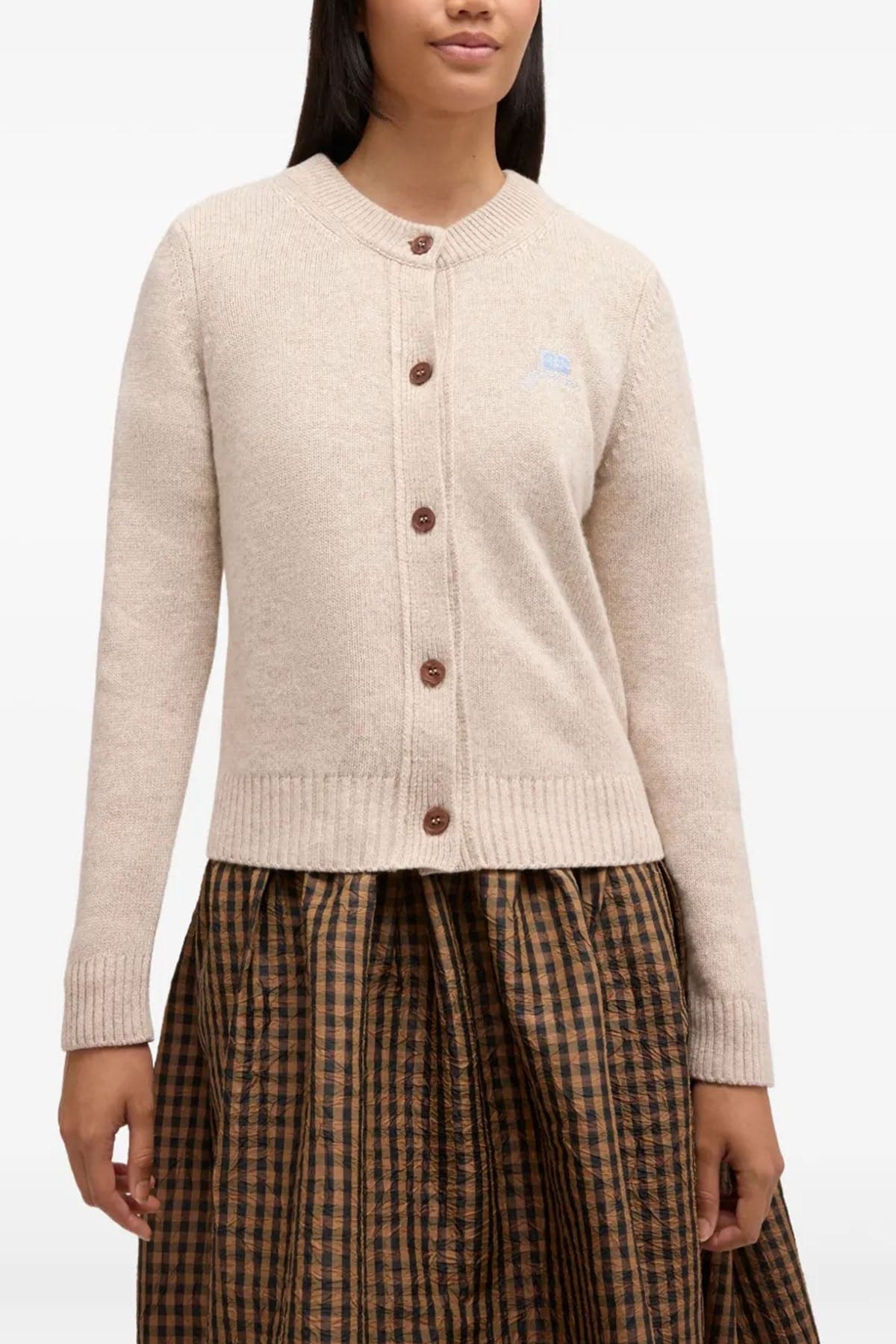 GANNI Maglie Beige da donna in Bluse e camicie Drestige - Casamassima, commercioVirtuoso.it