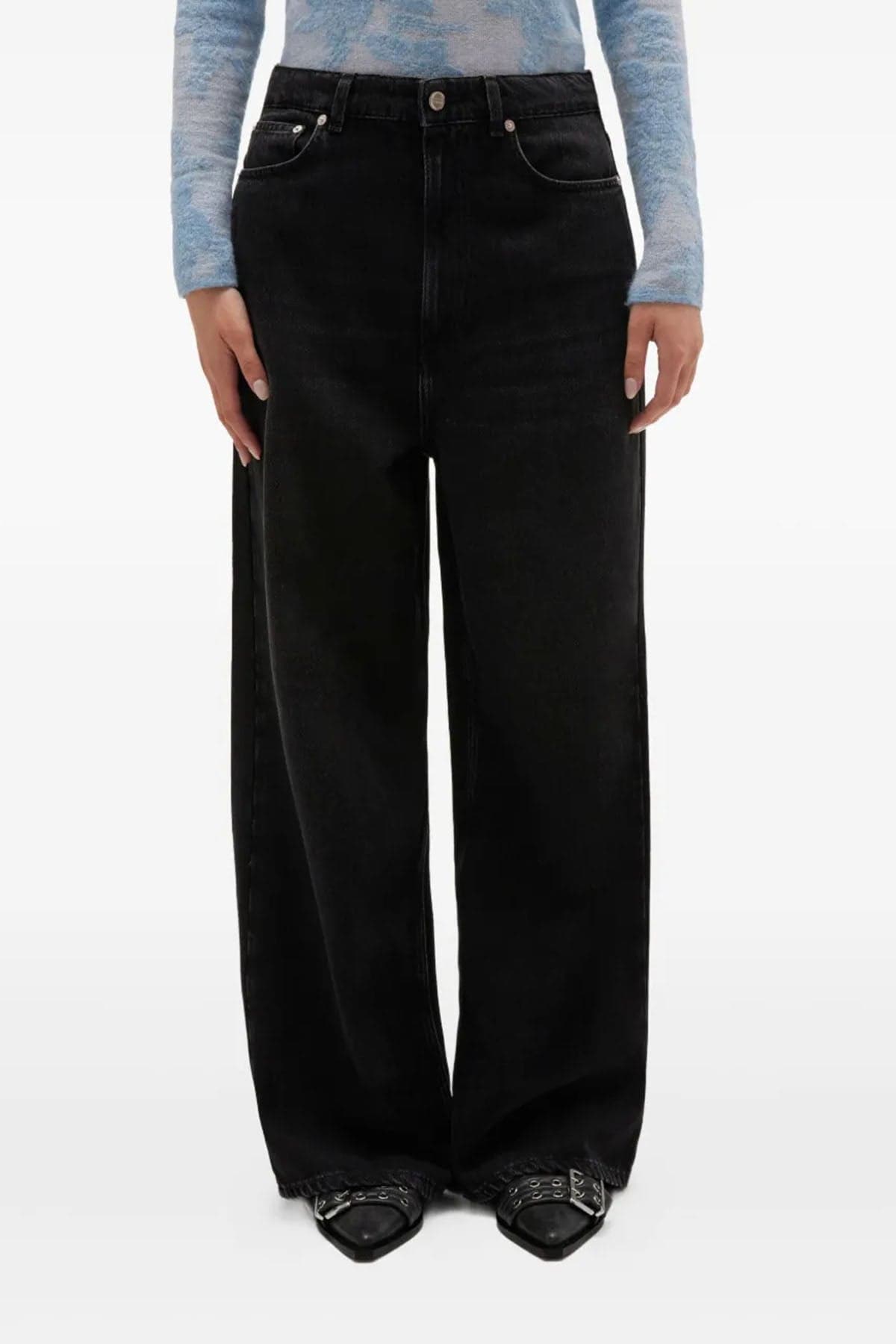 GANNI Jeans Nero da donna in Jeans Drestige - Casamassima, commercioVirtuoso.it