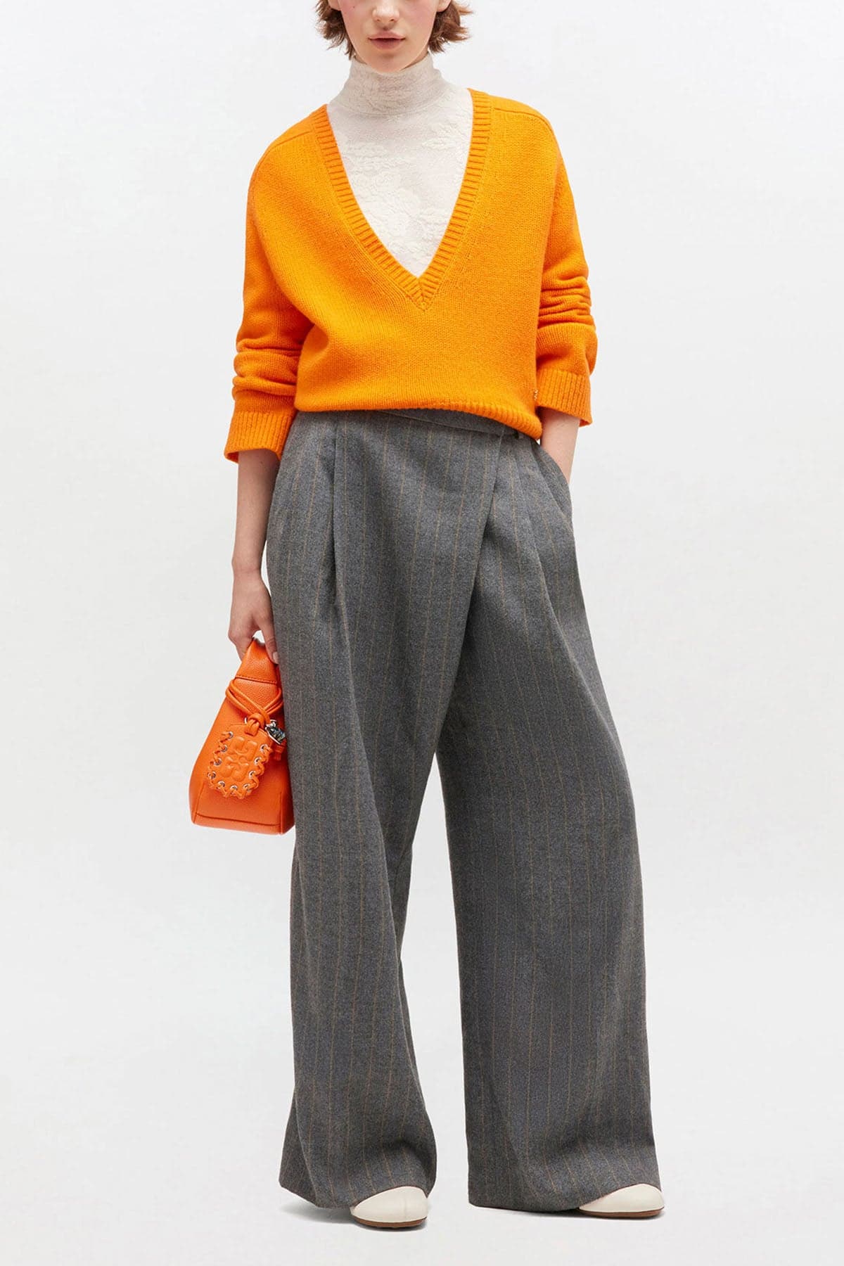 GANNI Maglie Arancio da donna in T-shirt Drestige - Casamassima, commercioVirtuoso.it
