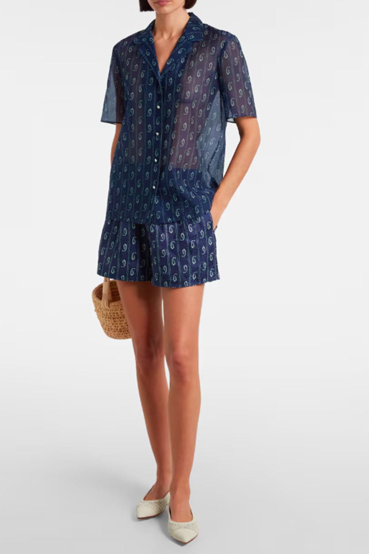 Tory Burch Pantaloncini Blu da donna in Pantaloncini sportivi Drestige - Casamassima, commercioVirtuoso.it