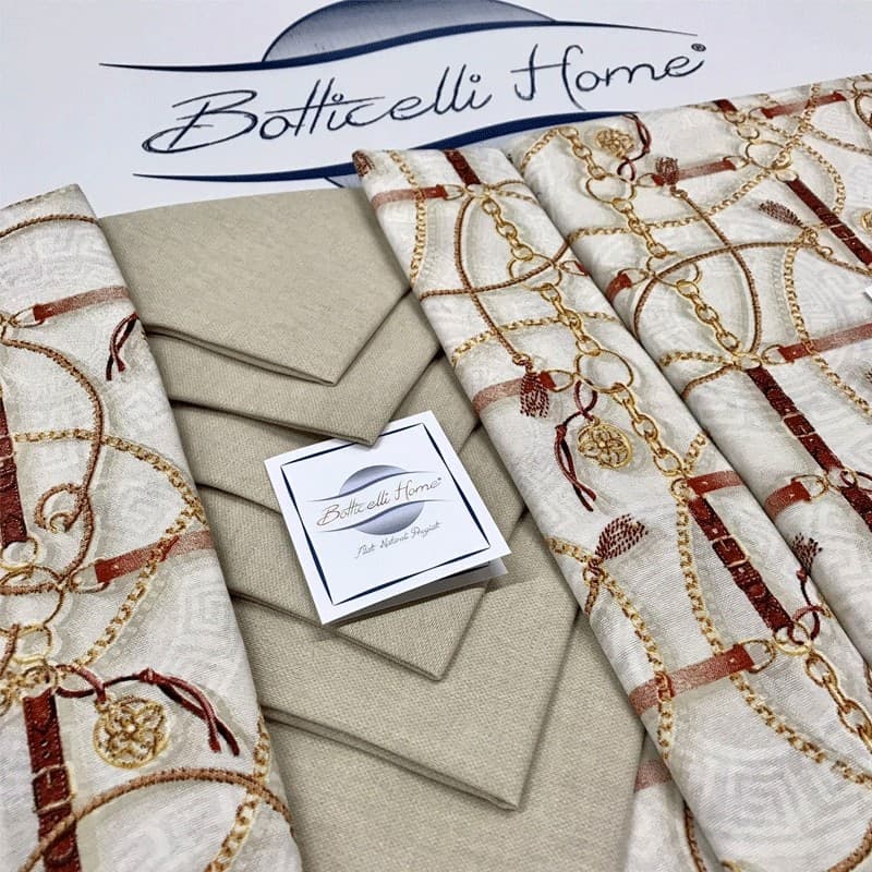 Servizio da Tavola Botticelli Home Charm in Tovaglie Collezione Casa - Trebisacce, commercioVirtuoso.it