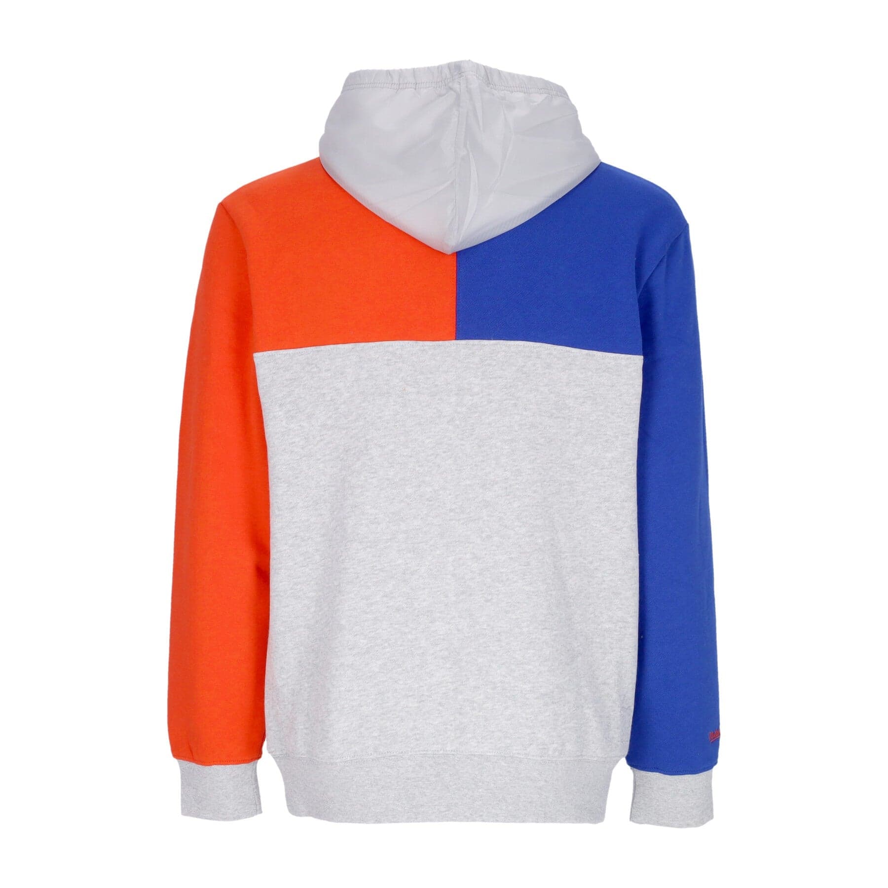 MITCHELL &amp; NESS Felpa Cappuccio Uomo Nba Tie Breaker Fleece Hoodie Hardwood Classics Neykni Grey Heather/royal da uomo in Felpe con cappuccio e felpe Drestige - Casamassima, commercioVirtuoso.it